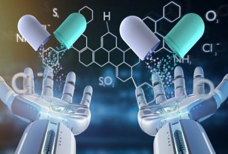 این عنوان را به فارسی بازنویسی کنید: طراحی سریعتر و دقیقتر داروها با استفاده از AI.