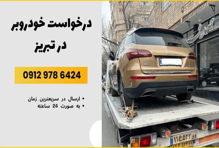 راننده وسایل نقلیه در تبریز