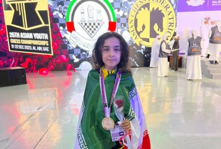 در مسابقات رده‌های سنی آسیا، بازیکن جوان شطرنج ایران موفق به کسب مدال طلا شد