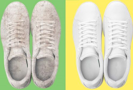 روش تمیز کردن کفش‌های چرمی سفید بدون آسیب دیدن