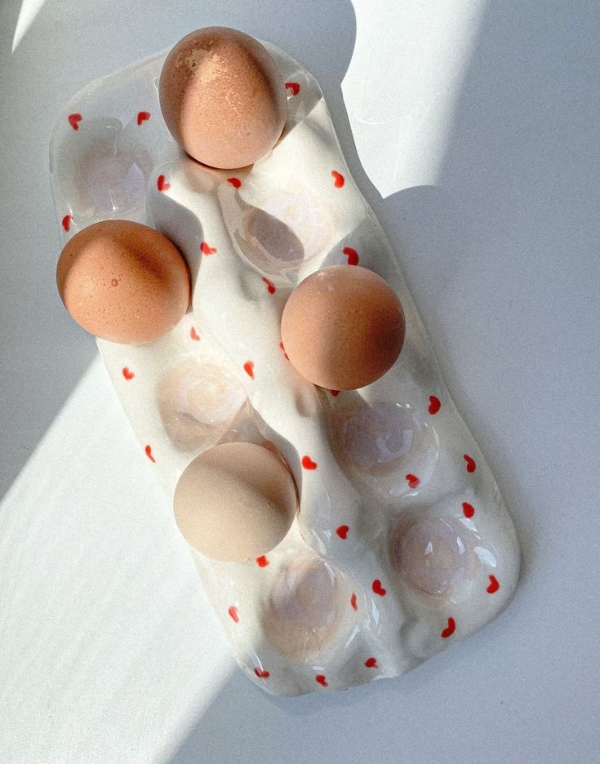 استند سرامیکی تخم مرغ زیبا
