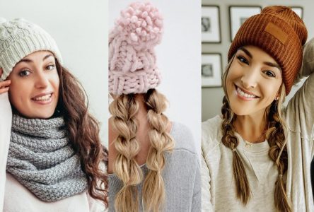 از موهات زیر کلاه زمستانی استفاده کن و استایل خود را شیک کن