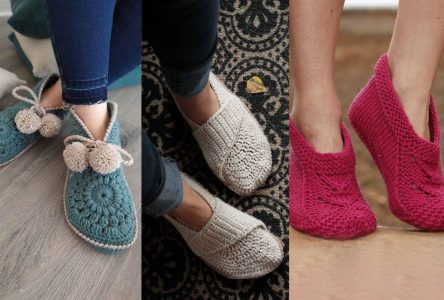 ۲۸ مدل جذاب از پاپوش‌های بافتنی زنانه برای حفظ گرمای پاها در زمستان