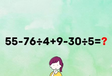 علم اعداد گیج کننده! آیا می‌توانید در ۱۰ ثانیه این معمای علم اعداد را حل کنید؟