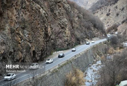 تردد آسان در محورهای شمالی / برف و باران در کوهستان‌های شمالی