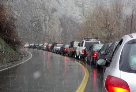 تردد سنگین در مسیر آزادراه قزوین – کرج – تهران