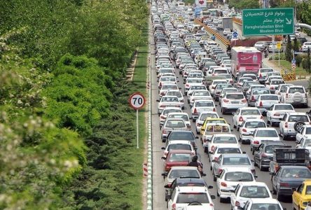 تردد شدید در بزرگراه شهریار – تهران