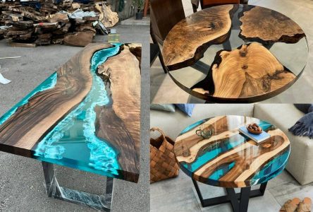 میزهای رزین و چوب با 45 مدل جدید؛ نماد زیبایی و شیکی در دنیای مبلمان