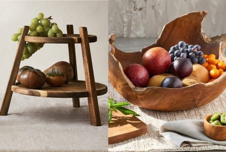 : انتخاب از ۲۲ طرح ظرف میوه خوری چوبی لوکس برای افزایش زیبایی دکوراسیون خانه