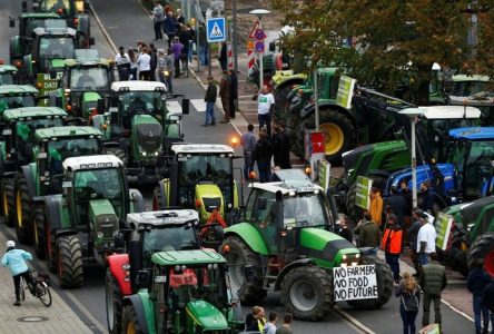 کشاورزان در آلمان، اتوبان‌ها را بستند