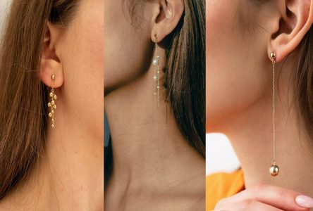 25 مدل گوشواره آویز گوی‌دار برای خانم های انتخابی زیبا