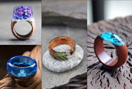 پیوند بین طبیعت و آثار خلاقانه: 20 مدل انگشتر و حلقه زنانه از چوب و رزین برای زیبایی دستانت