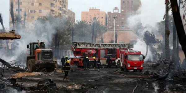 آتش یک استودیوی قدیمی در قاهره را از بین برد