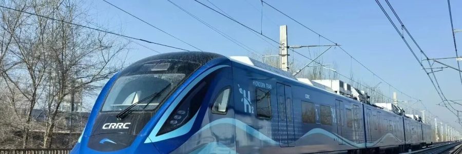 قطار هیدروژنی چینی با سرعت ۱۶۰ کیلومتر برساعت آزمایش شد