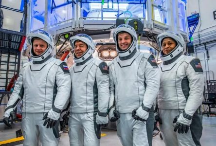 چهار فضانورد به ایستگاه فضایی بین‌المللی وارد شدند.